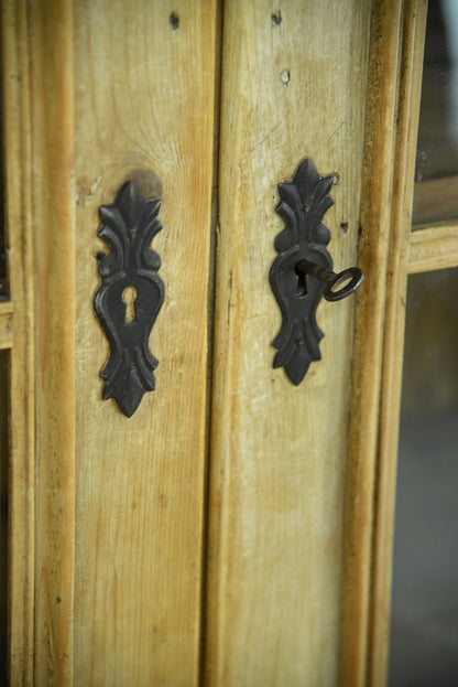 Rustic Glazed Pine Cupboard