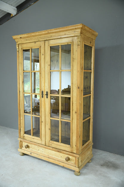 Rustic Glazed Pine Cupboard