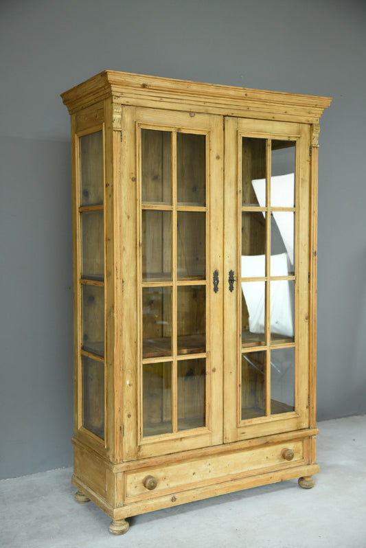 Rustic Glazed Pine Cupboard