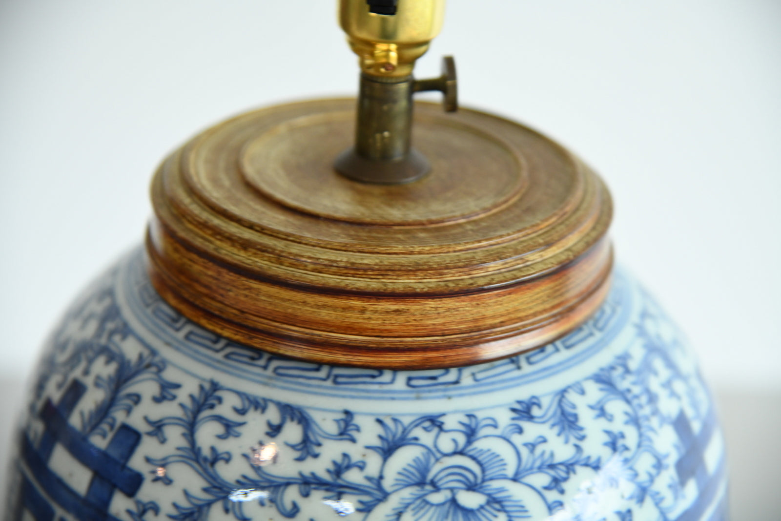 Oriental Blue & White Lamp