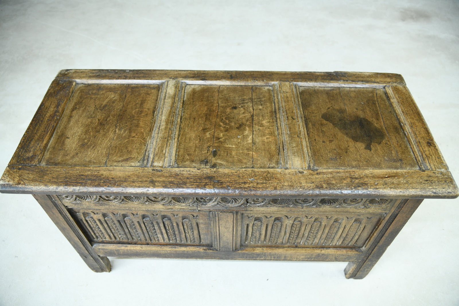 Charles I Oak Panel Chest