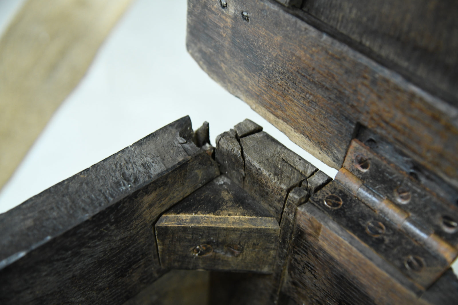 Charles I Oak Panel Chest