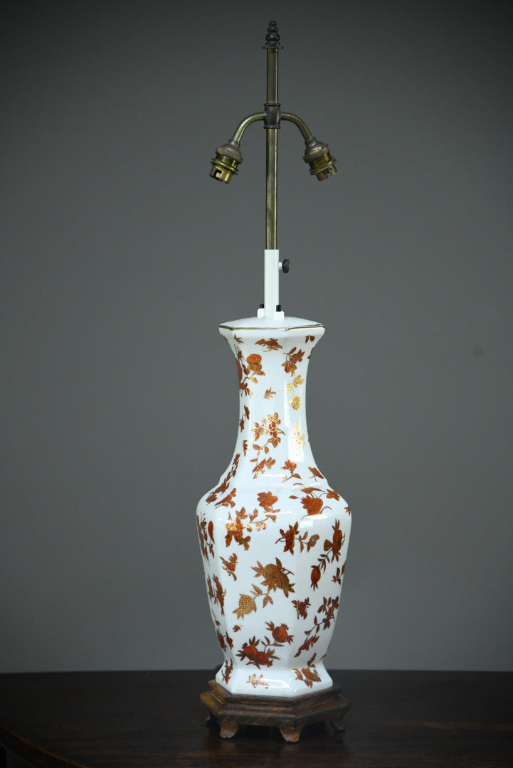 Oriental Twin Bulb Table Lamp