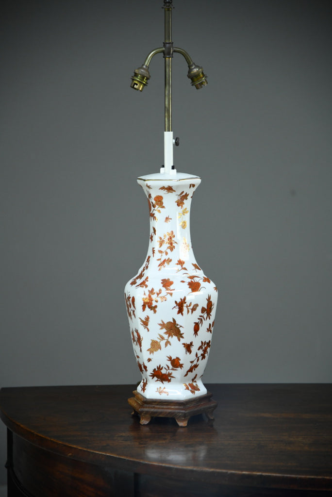 Oriental Twin Bulb Table Lamp