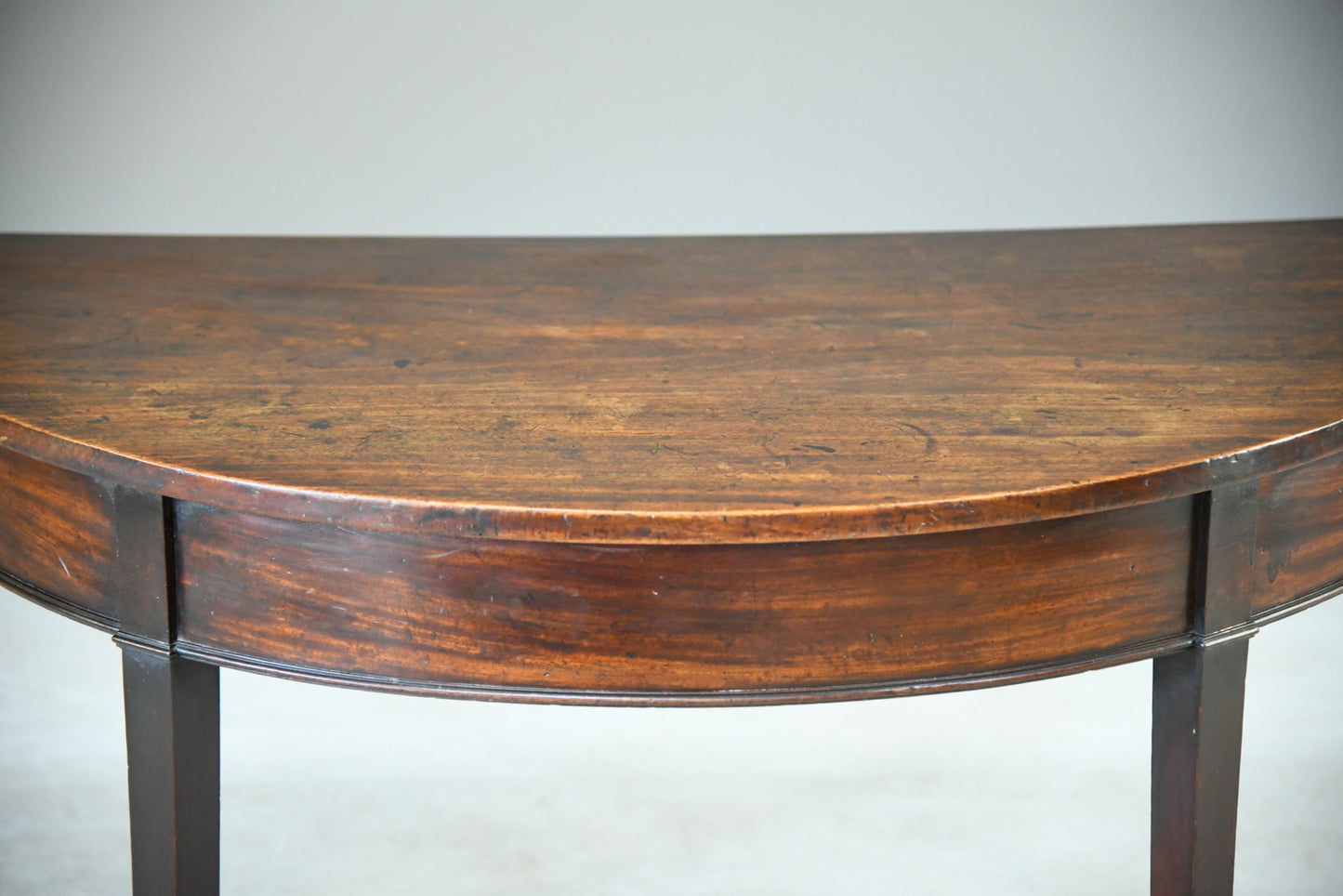 Antique Mahogany D End Occasional TableAntique Mahogany D End Occasional Table