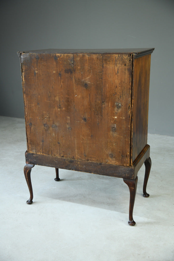 Antique Walnut Chest on Stand