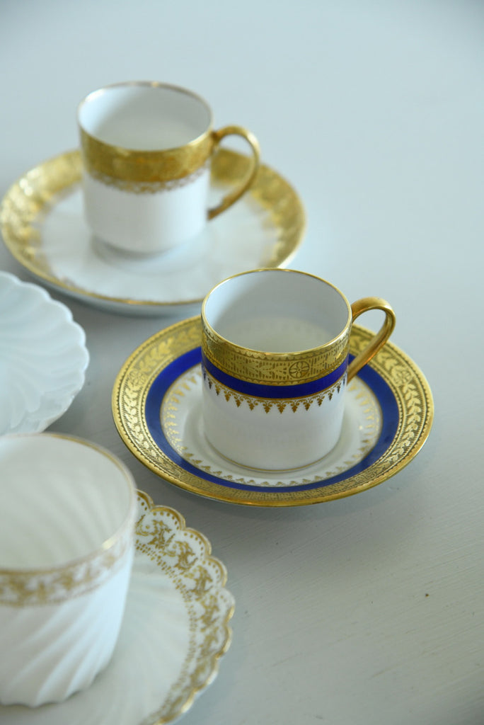 4 French Limoges Cups