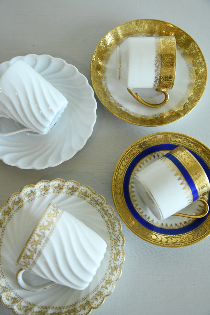 4 French Limoges Cups