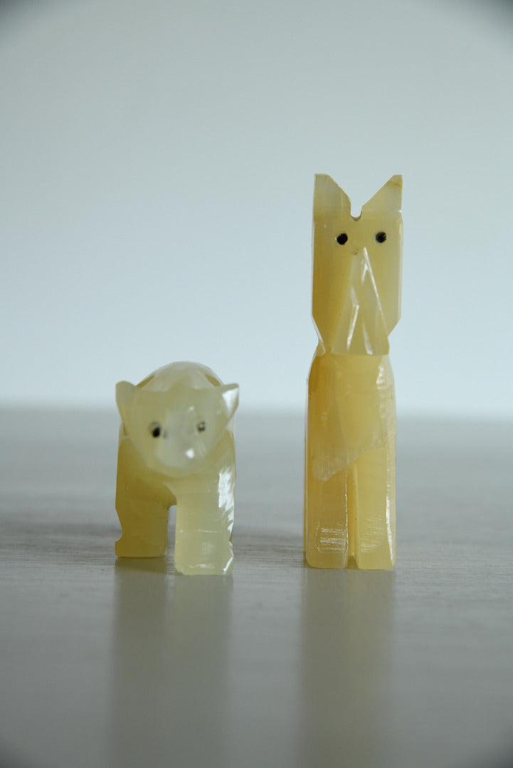 Ornamental Marble Dog & Bear