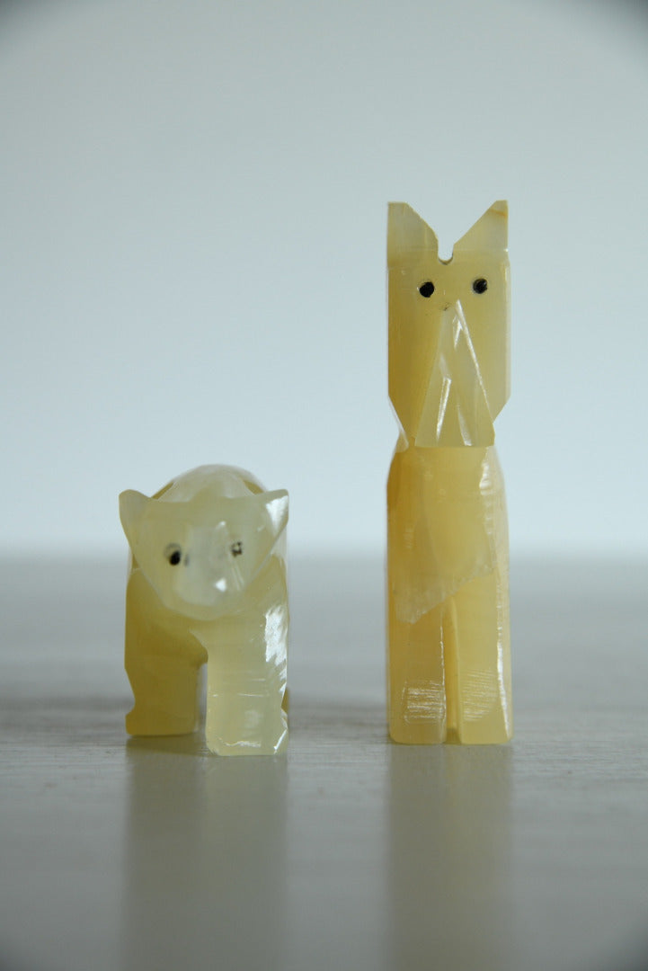 Ornamental Marble Dog & Bear