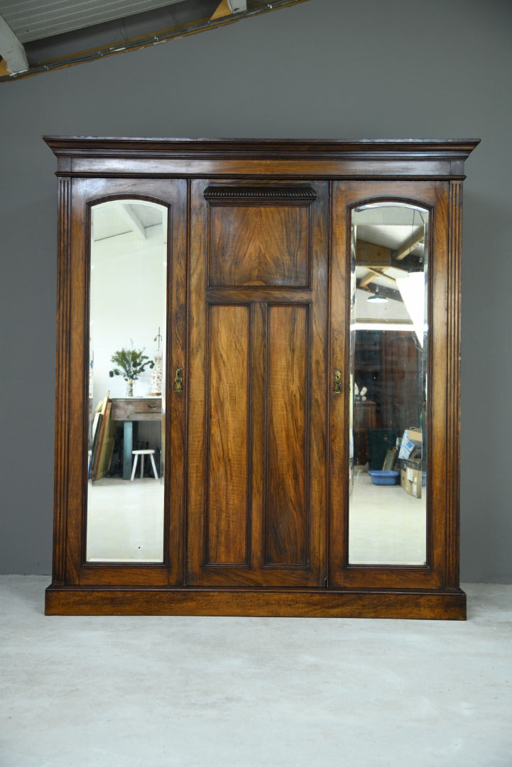 Victorian Walnut Wardrobe