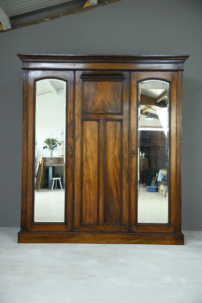 Victorian Walnut Wardrobe