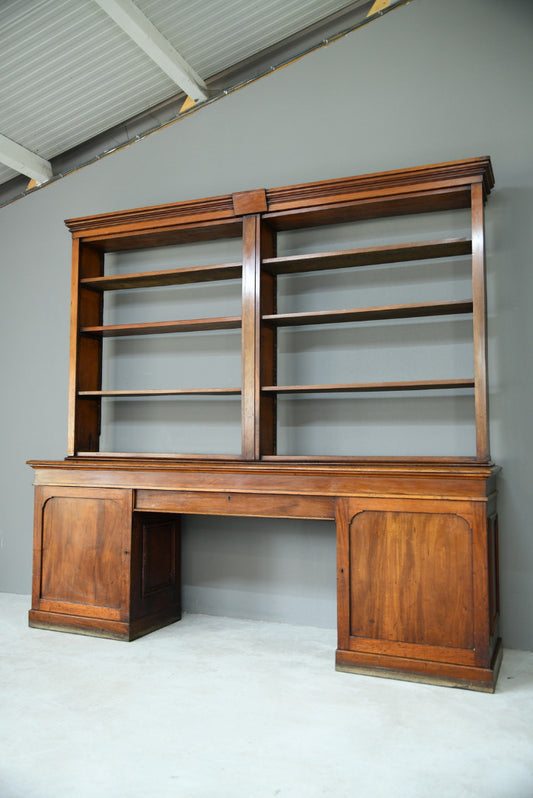 Antique Victorian Library Bookcase