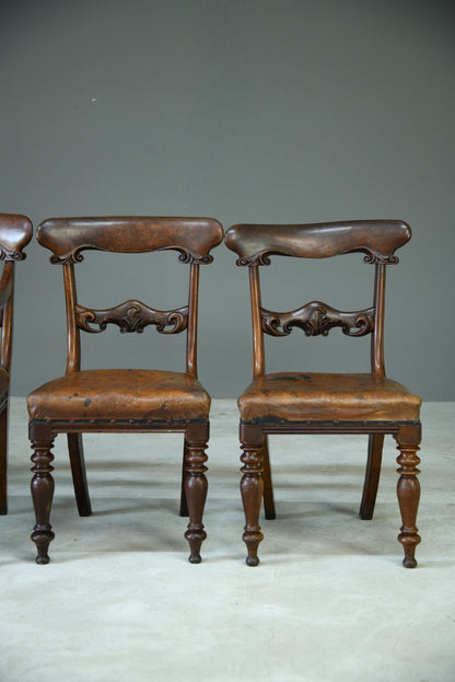 6 William IV Walnut Dining Chairs