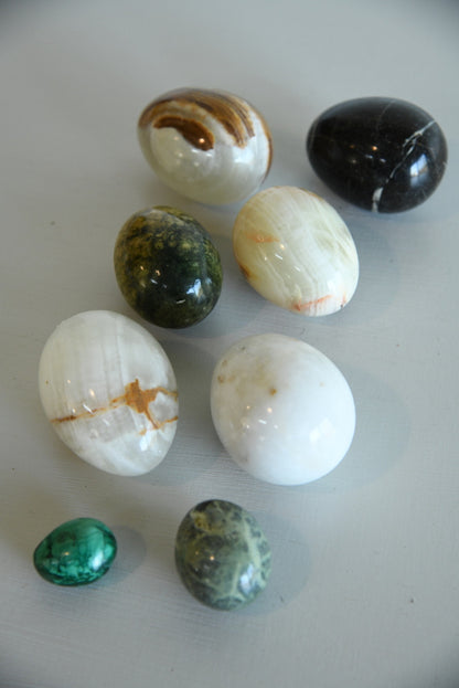 Collection Polished Stone Eggs