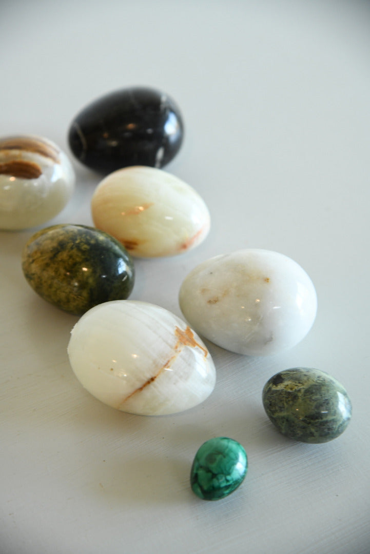 Collection Polished Stone Eggs