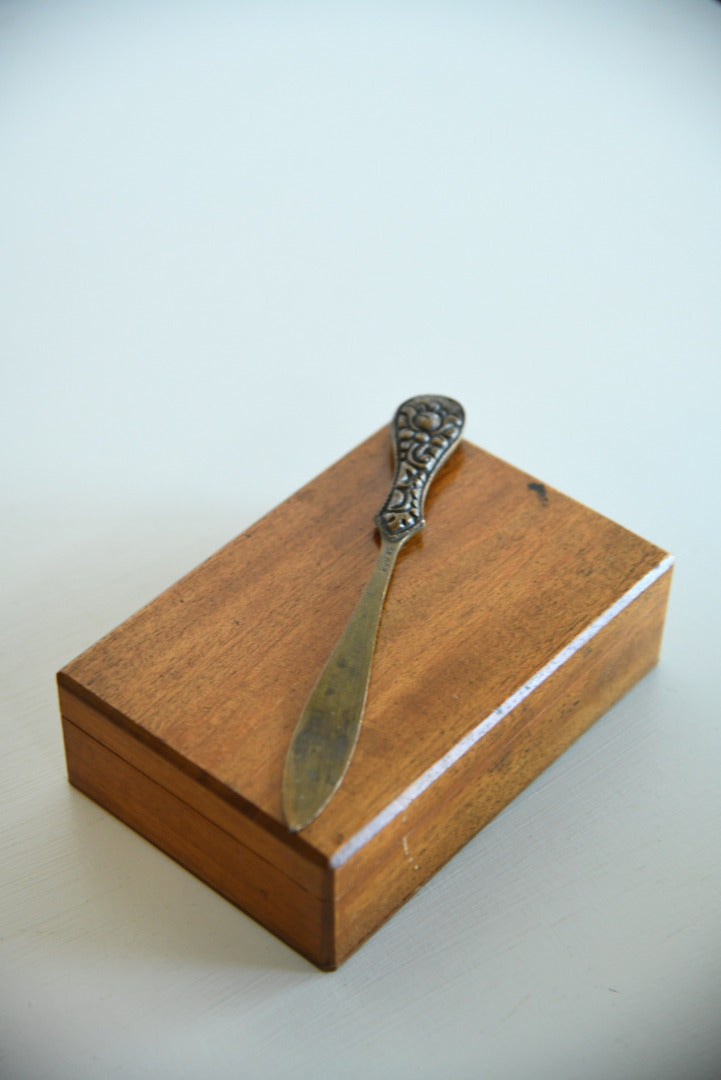 Sapele Box & Letter Opener