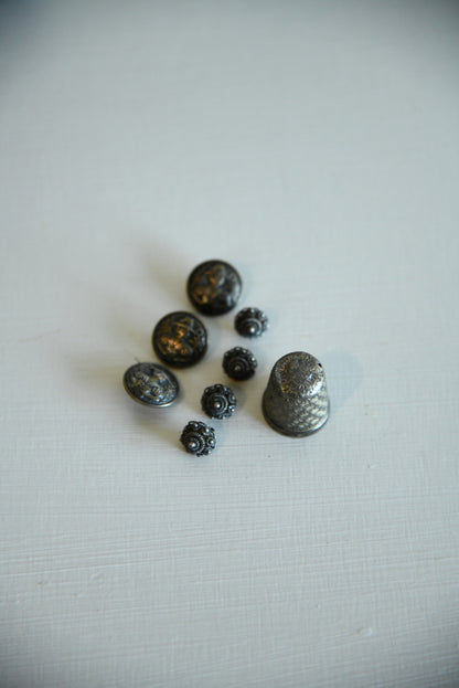 Vintage Thimble & Buttons