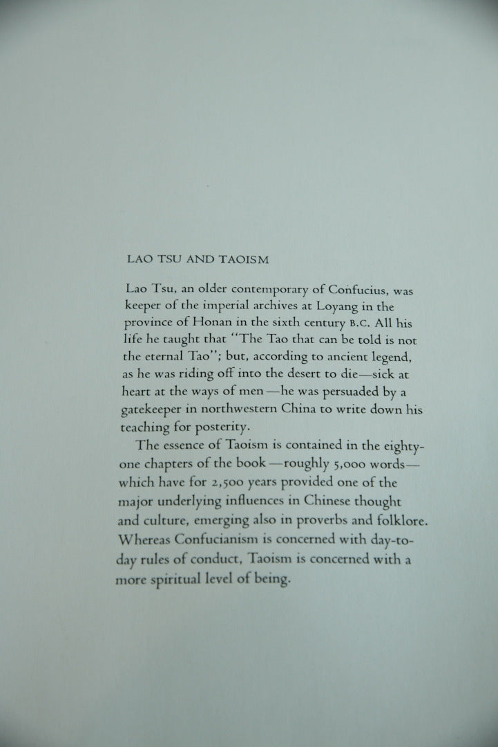 Lao Tsu - Tao Te Ching