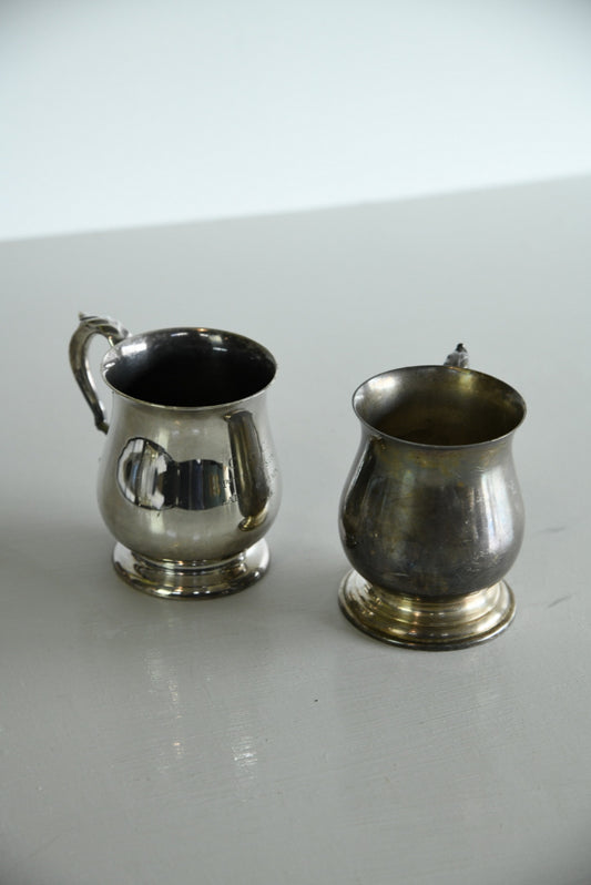 Pair Vintage Tankards