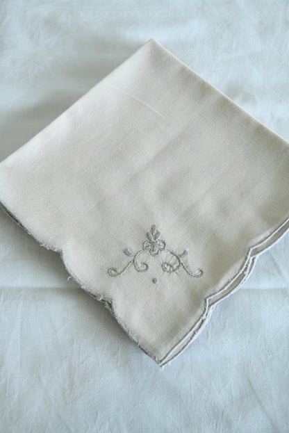 4 Vintage Cotton Napkins