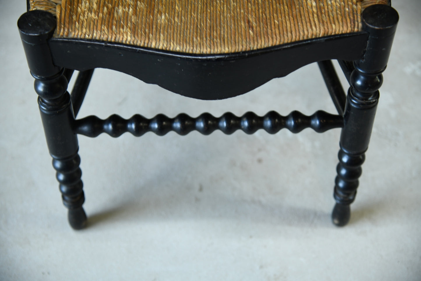 Continental Ebonised Prayer Chair