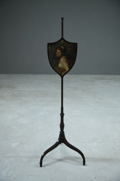 Antique Pole Screen