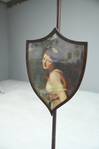 Antique Pole Screen