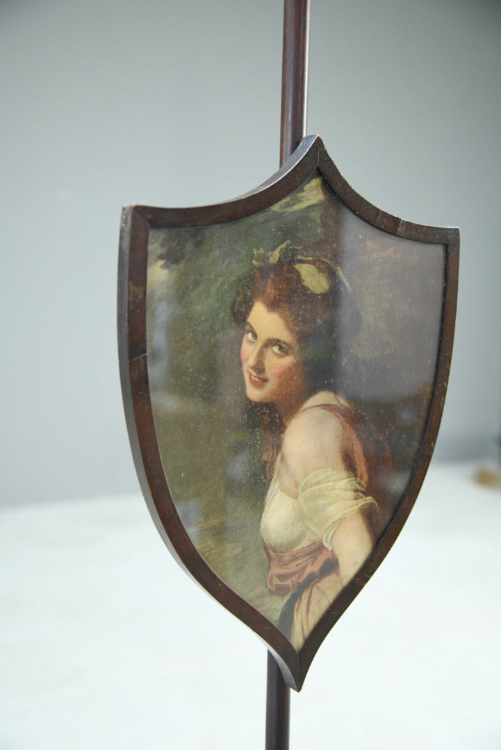 Antique Pole Screen