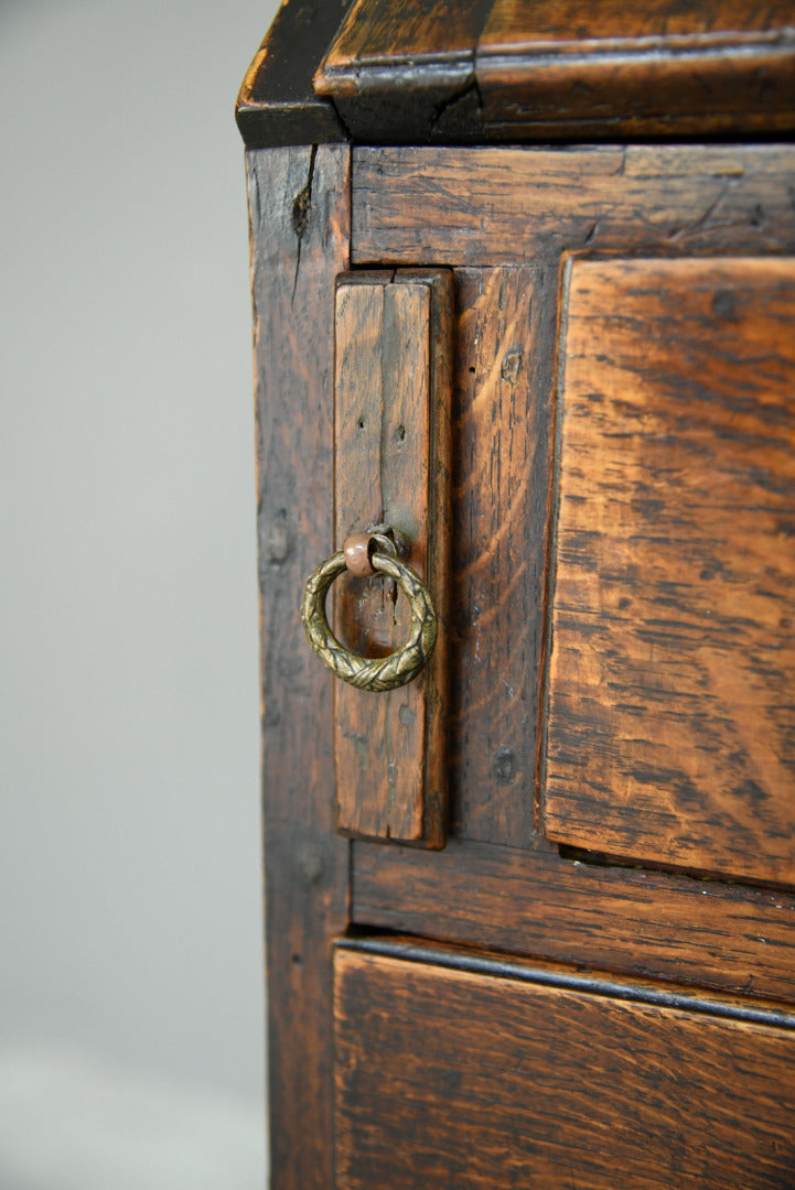 Antique Oak Bureau Bookcase