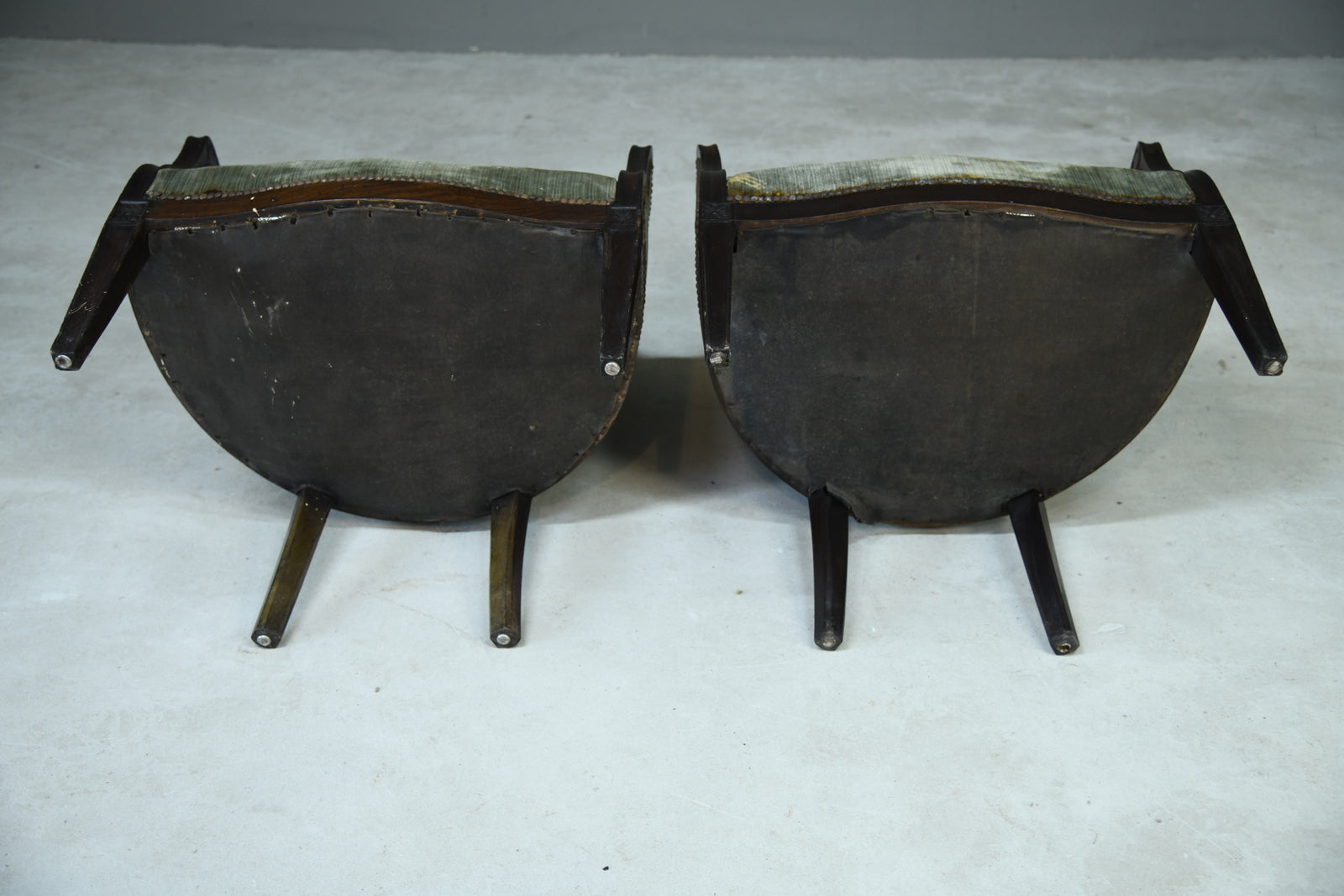 Pair Antique Tub Chairs