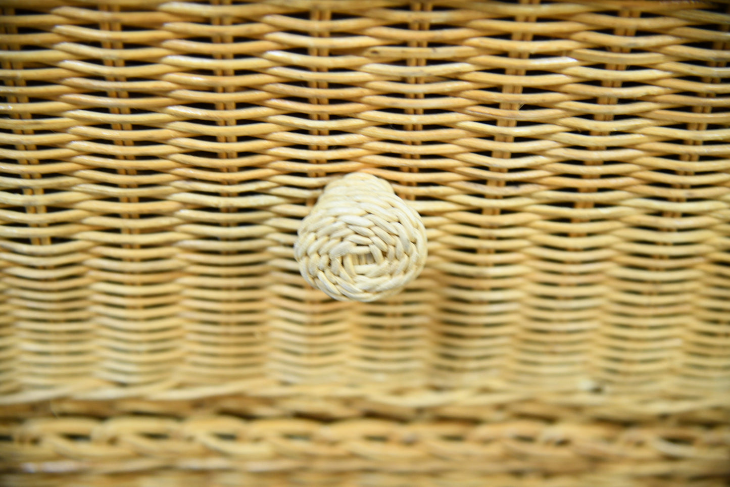 Retro Wicker Chest of Drawers