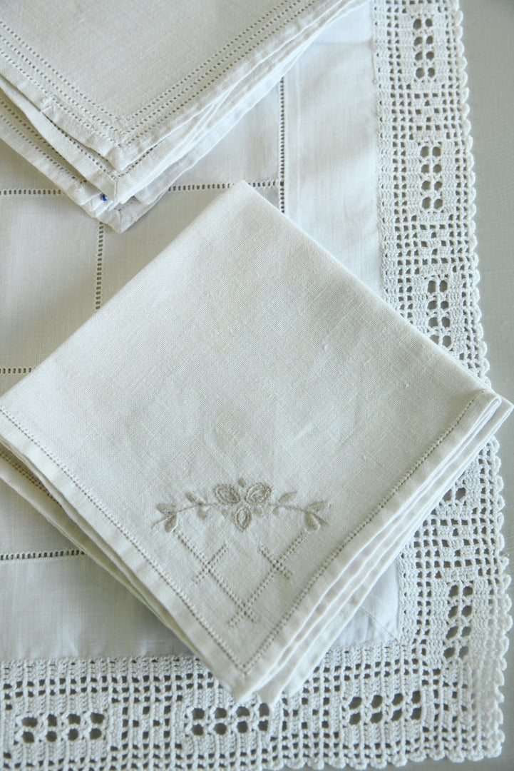 Assorted Vintage Napkins