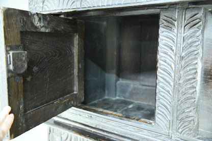 17th Century Oak Press Cupboard