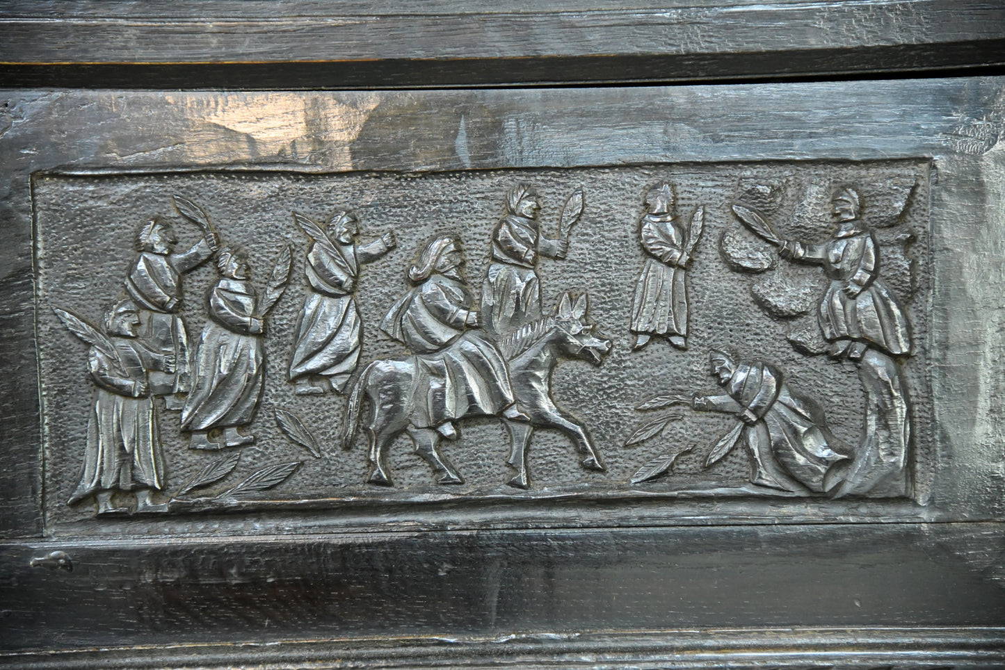 17th Century Oak Press Cupboard