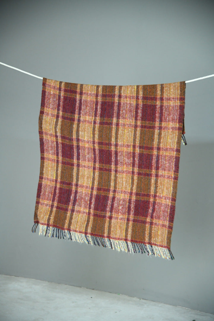 Small Check Wool Blanket