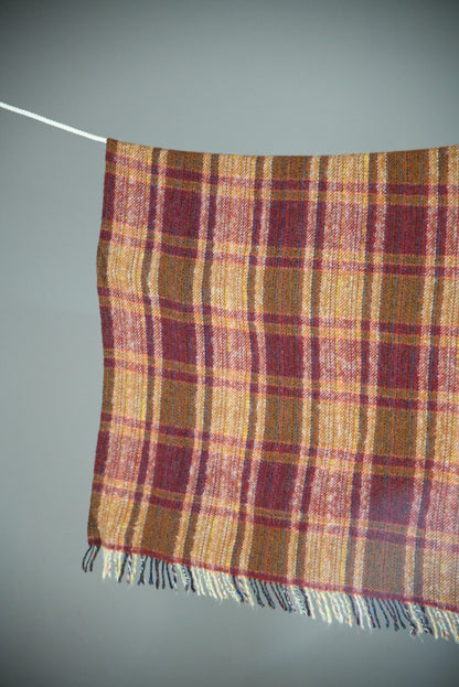 Small Check Wool Blanket