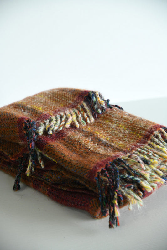 Small Check Wool Blanket