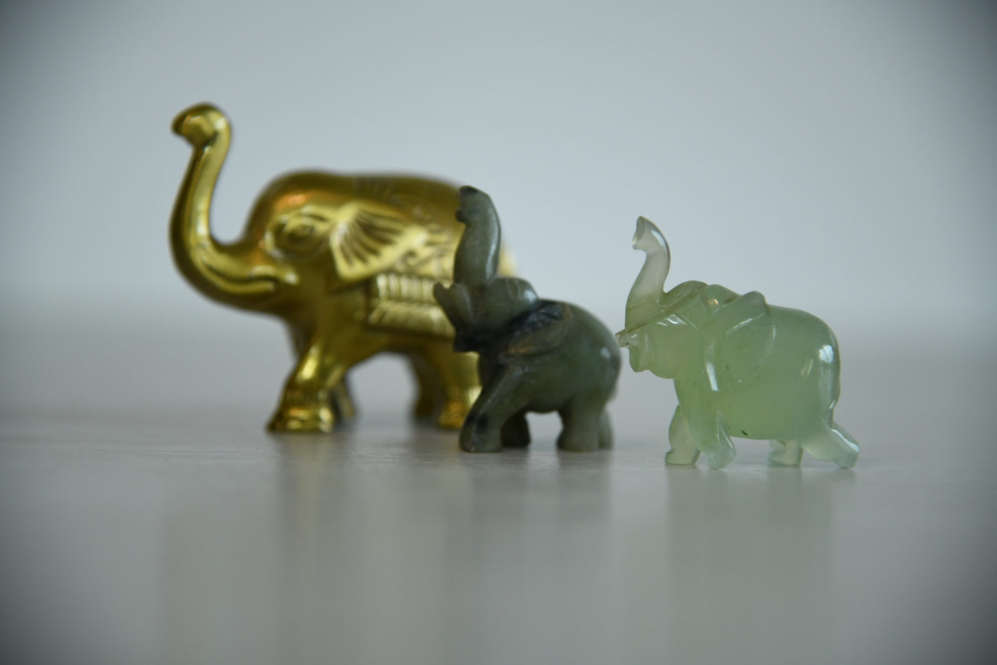 Three Ornamental Elephants