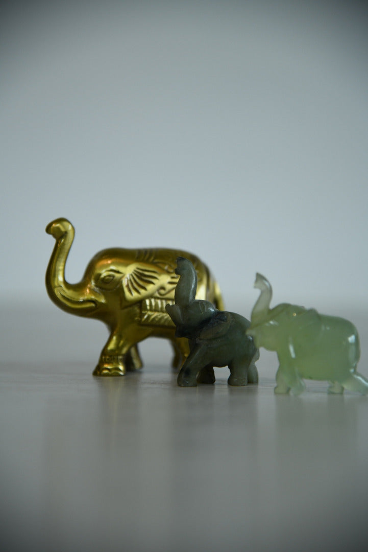 Three Ornamental Elephants