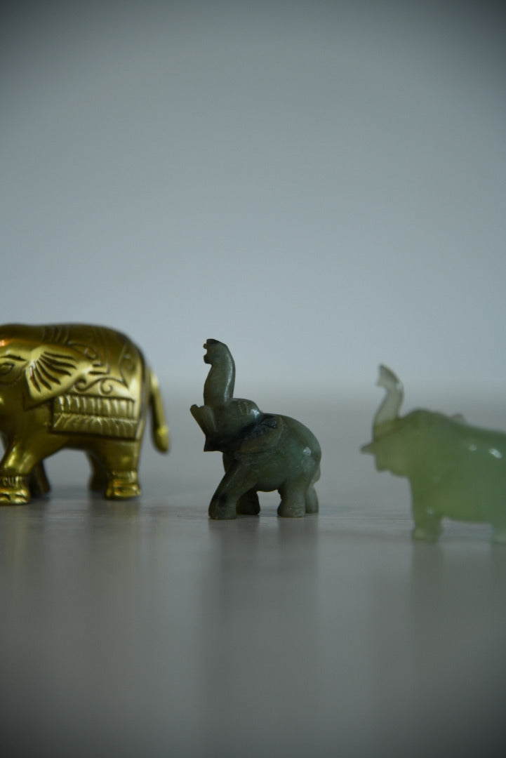 Three Ornamental Elephants