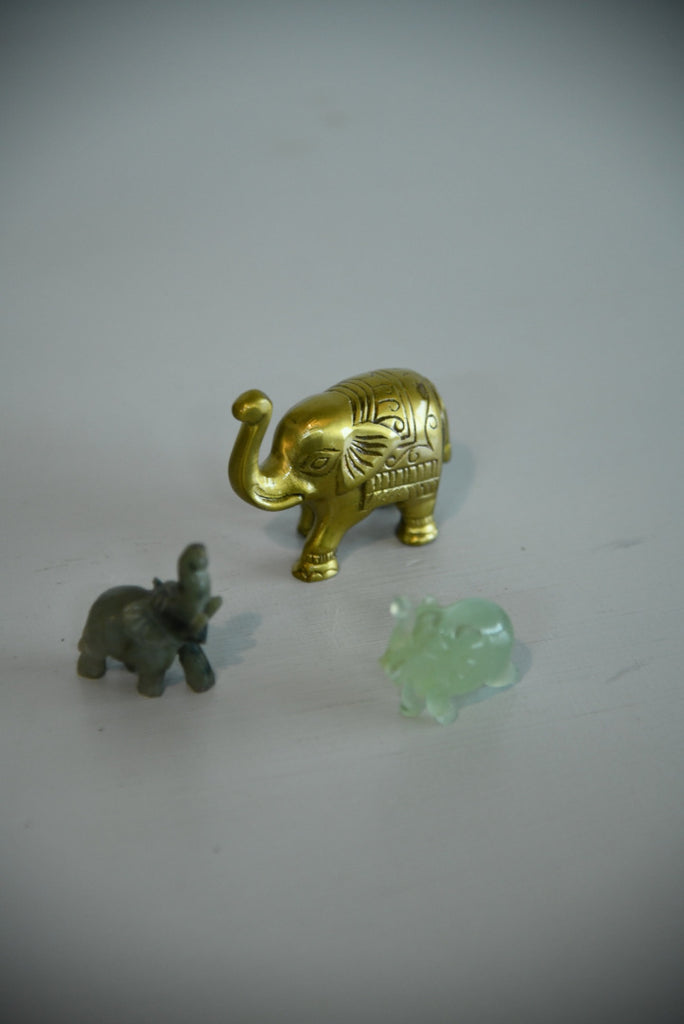 Three Ornamental Elephants