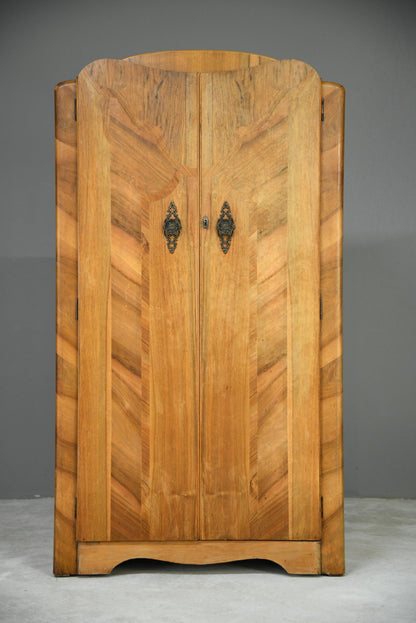 Vintage Walnut Small Wardrobe