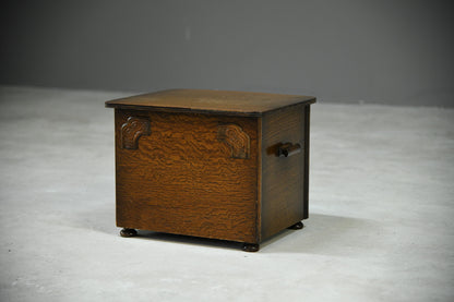 Vintage Oak Work Box