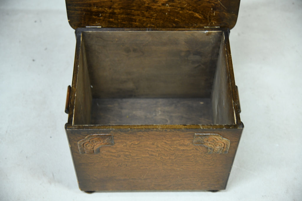 Vintage Oak Work Box