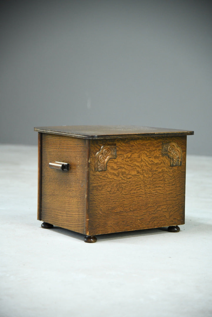 Vintage Oak Work Box