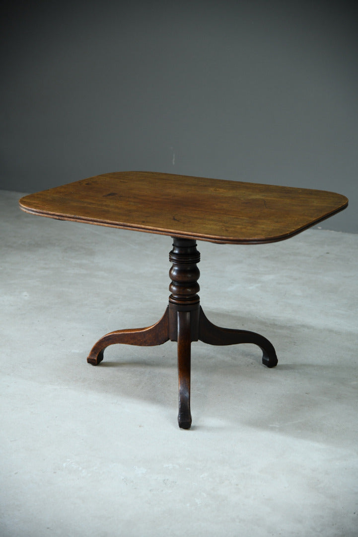 Antique Mahogany Tilt Top Table