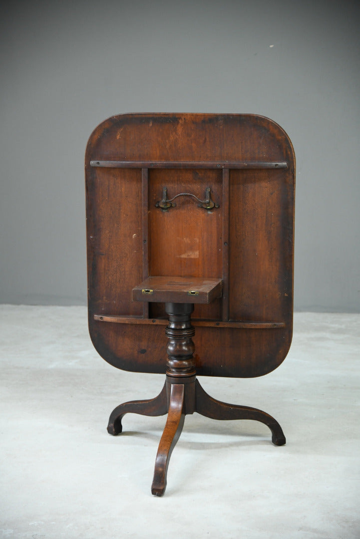 Antique Mahogany Tilt Top Table