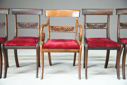 5 Antique Dining Chairs