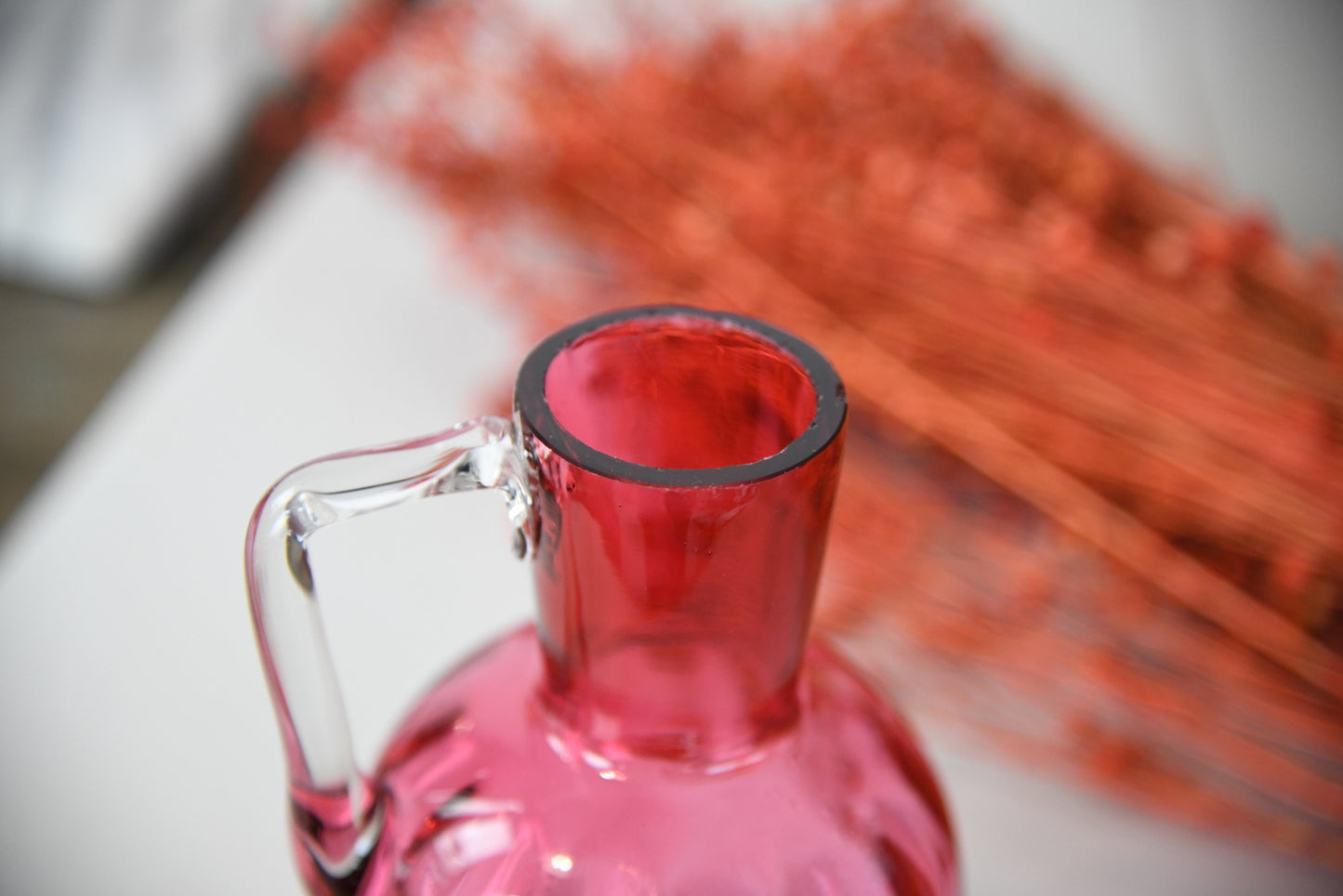 Cranberry Glass Jugs